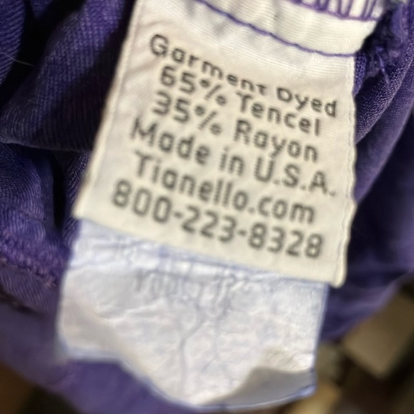 Tianello garment dyed rayon blazer jacket M Women's made in USA - Picture 8 of 9